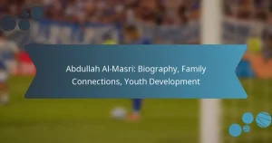 Abdullah Al-Masri: Biography, Family Connections, Youth Development